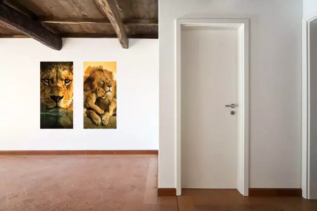 glasschilderij-leeuw-en-welp-muur