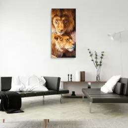 glasschilderij-leeuw-en-leeuwin-kantoor